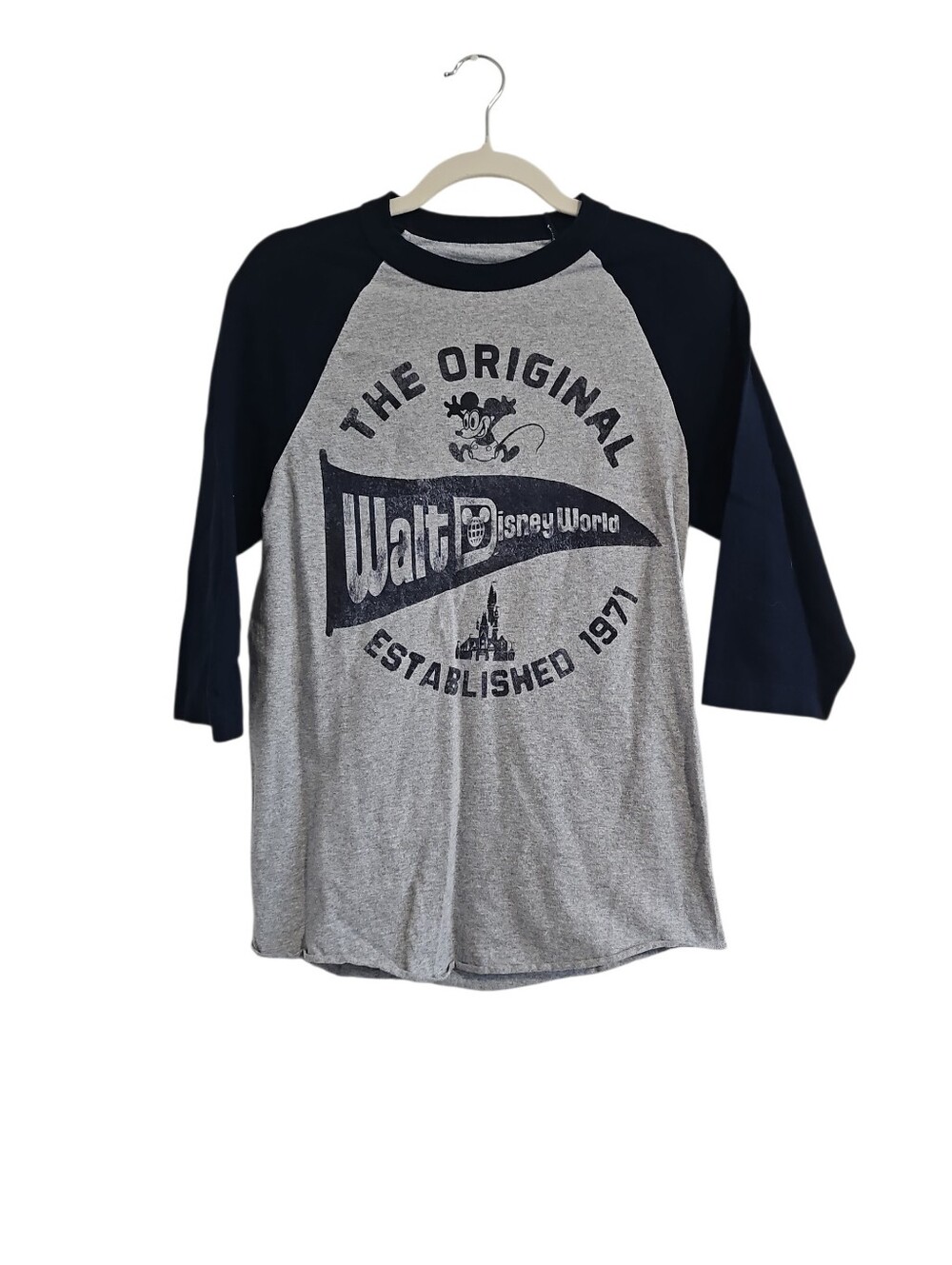 Disney Parks "The Original Walt Disney World” Baseball Style Raglan ¾ Sleeve Tee